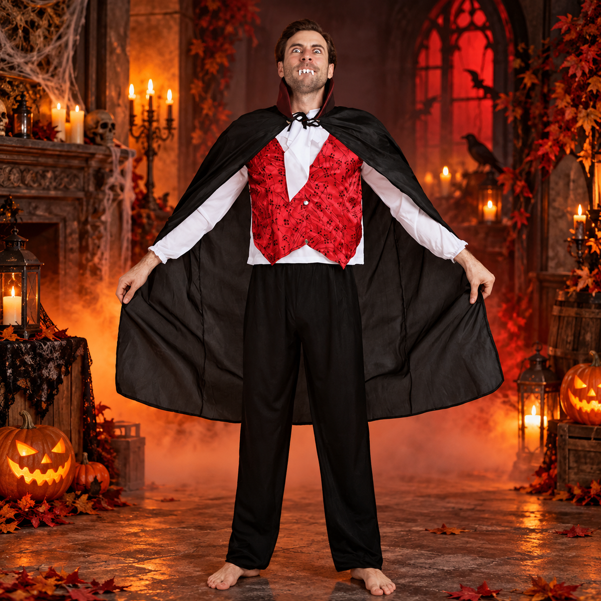 Halloween vampire show costume