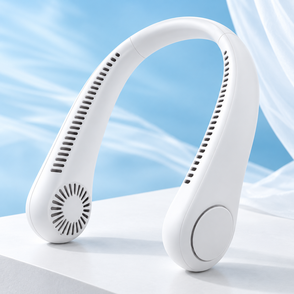 Portable Neck Fan – Rechargeable Hands-Free Bladeless Fan