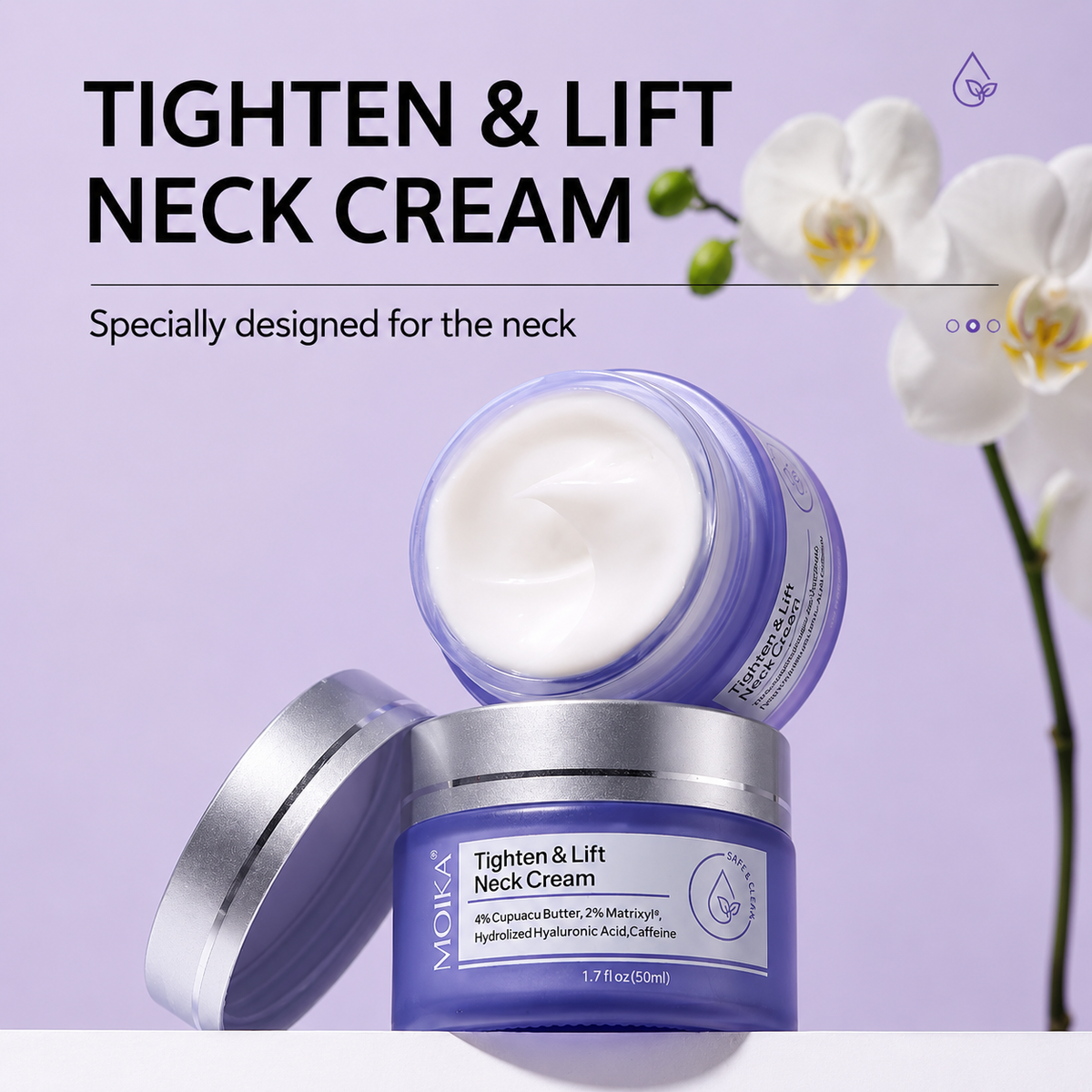 Neck Firming Cream – Anti-Aging Wrinkle & Décolleté Lift (50g)