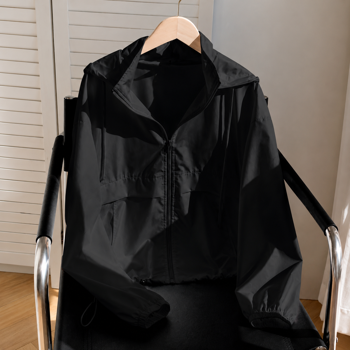 Hiking Rain Jacket – Lightweight Packable Windbreaker