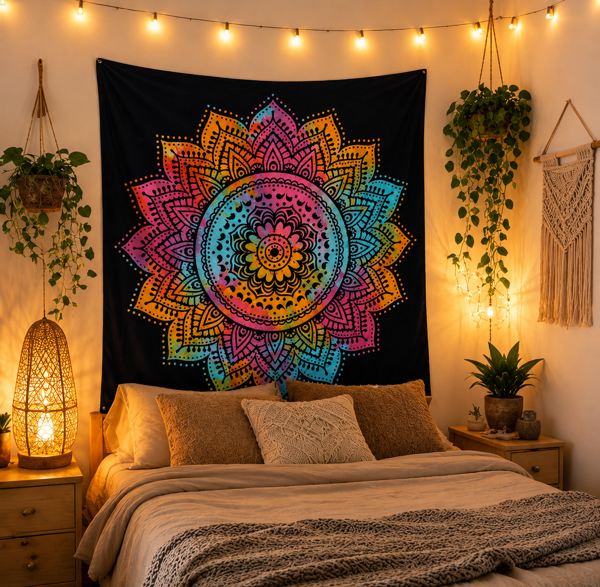 Boho Tapestry – Printed Wall Hanging & Beach Blanket