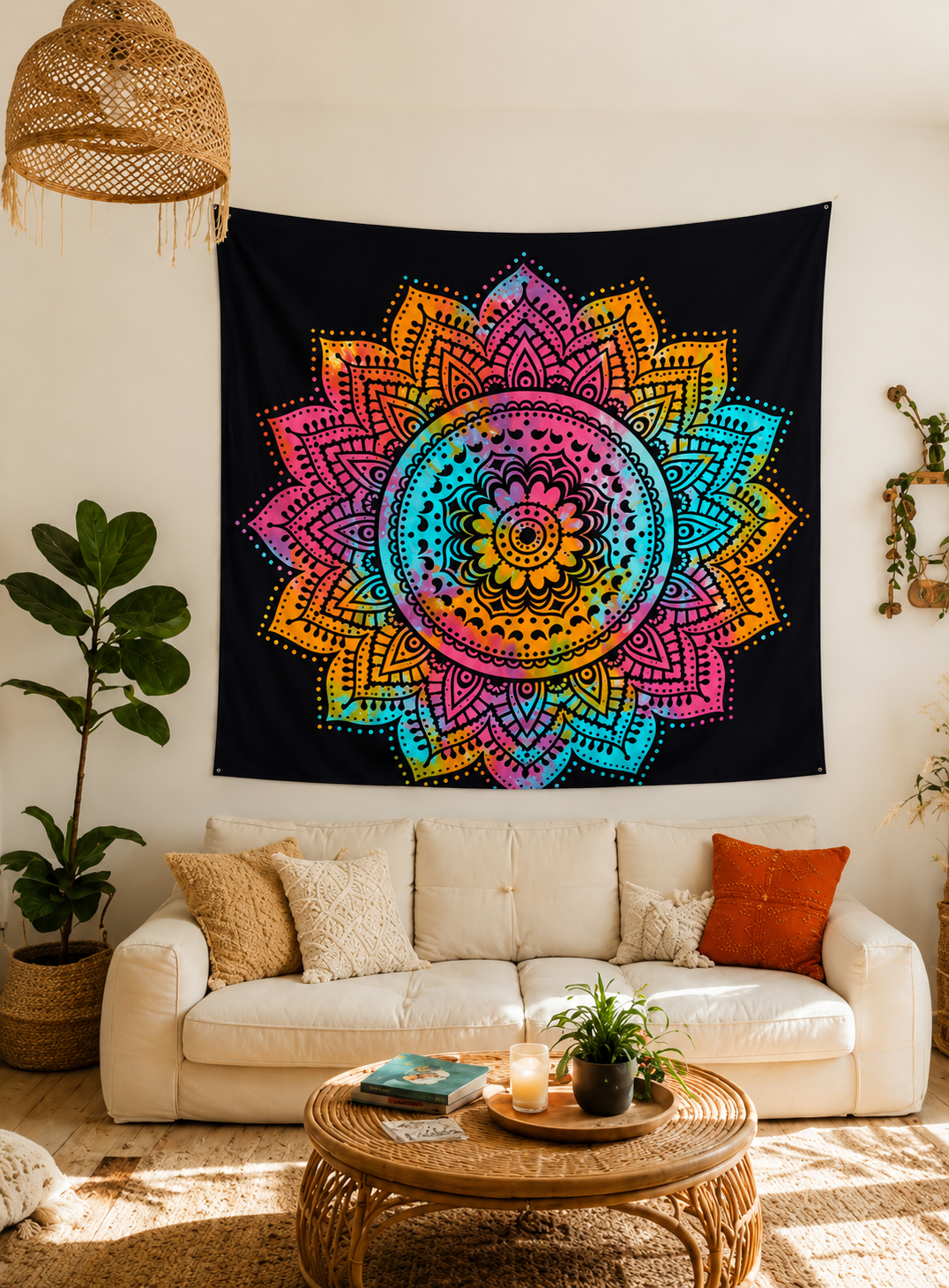 Boho Tapestry – Printed Wall Hanging & Beach Blanket