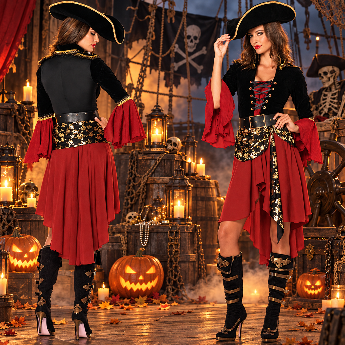 Women's Pirate Costume Halloween Costume