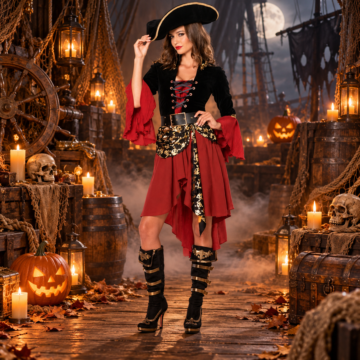 Women's Pirate Costume Halloween Costume