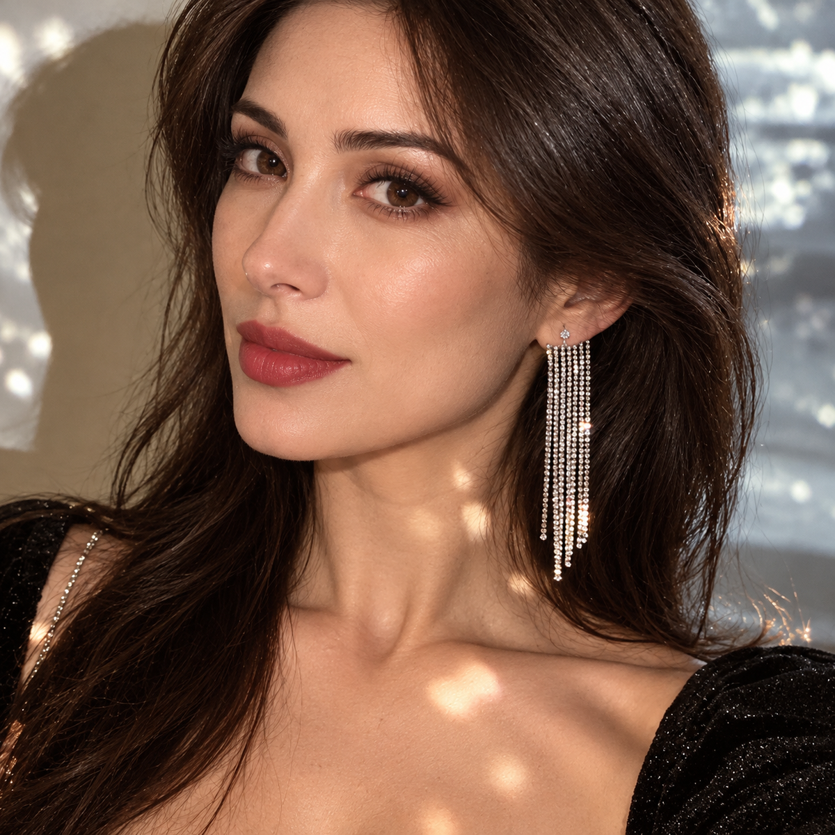 Tassel Earrings – Long Gold-Plated Drop Earrings
