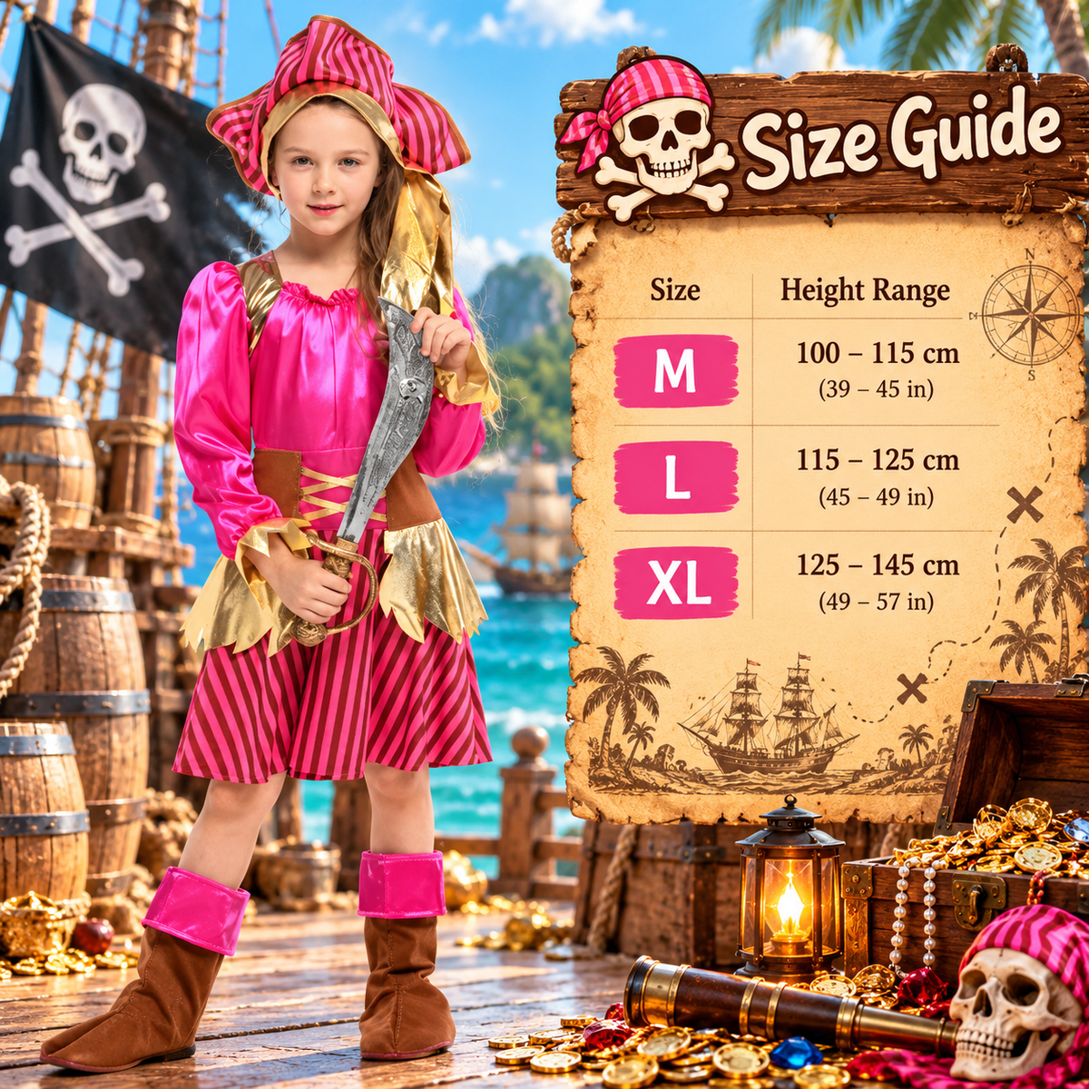 Halloween children's pirate costume