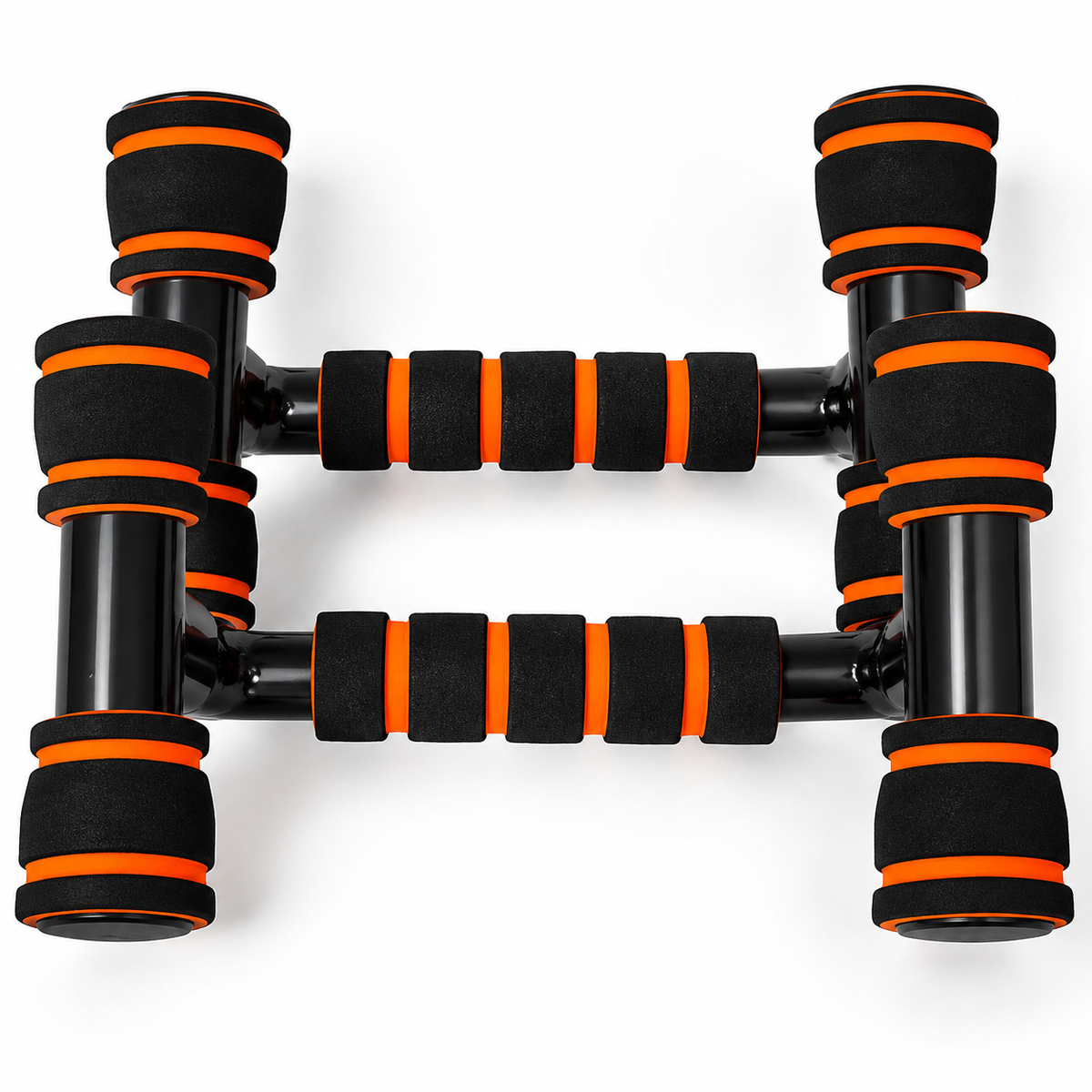 Push-Up Bars – H-Shaped Foam-Grip Push-Up Stands