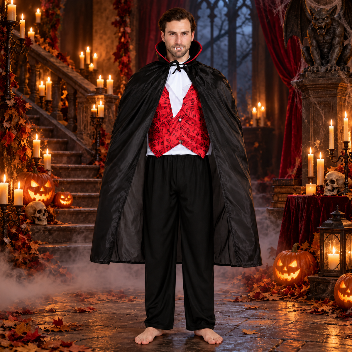 Halloween-vampyrshowkostym