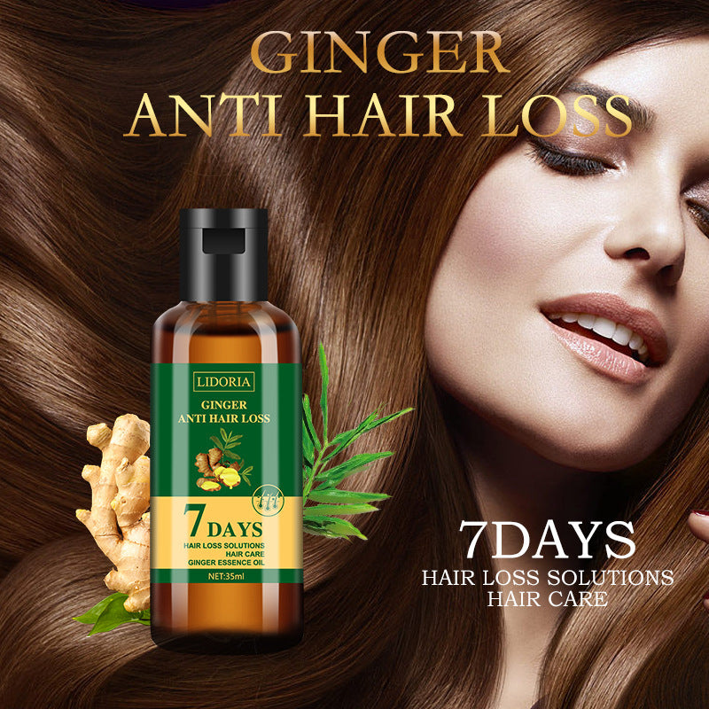 Root-nourishing ginger scalp hair nutrient oil