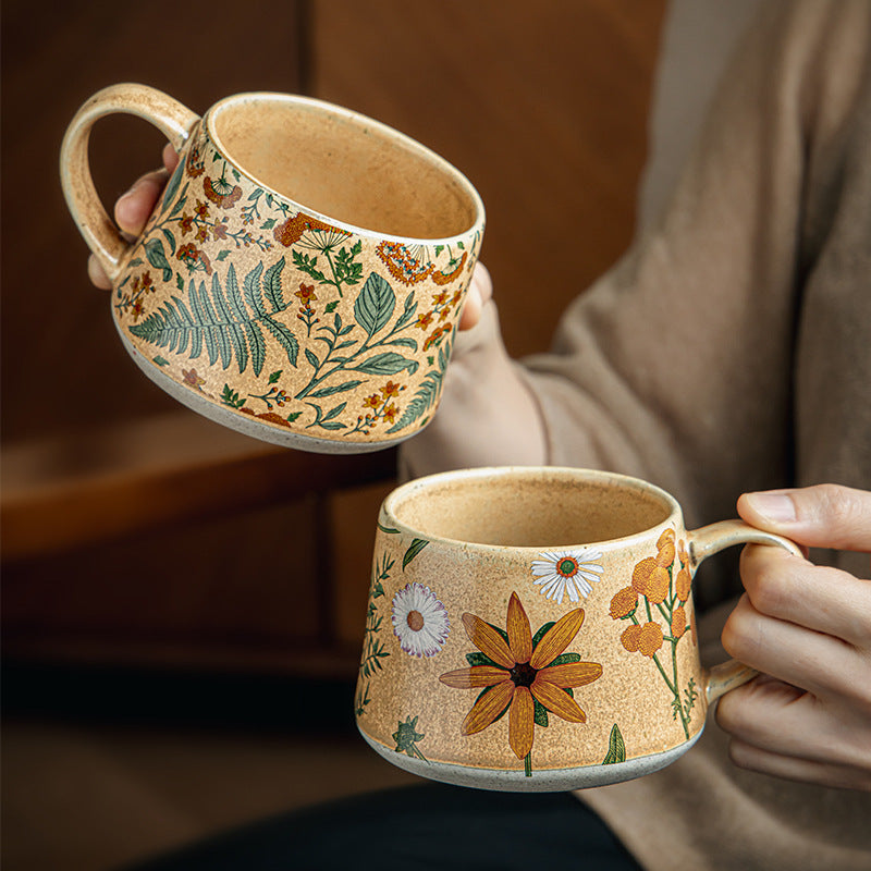 Ceramic Coffee Mug – Handcrafted Vintage Tea Cup