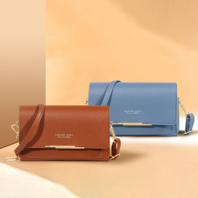 Multi-pocket chain large-capacity crossbody shoulder bag