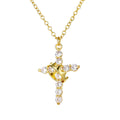 Cross Necklace – Rotatable Crown & Cross Pendant by OEM