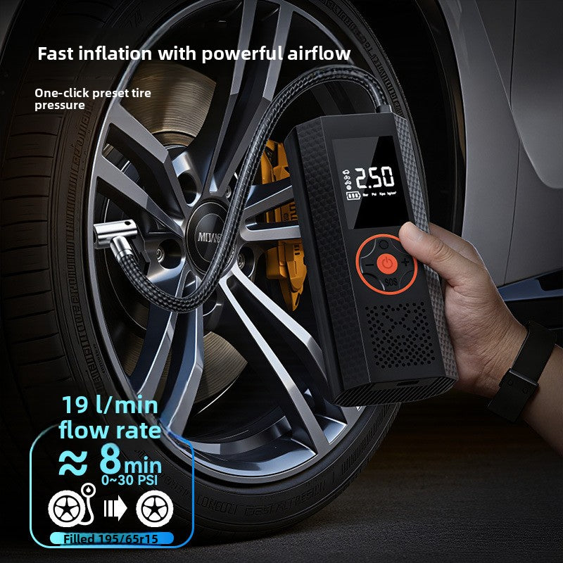 Cordless Tire Inflator – Portable Electric Air Pump
