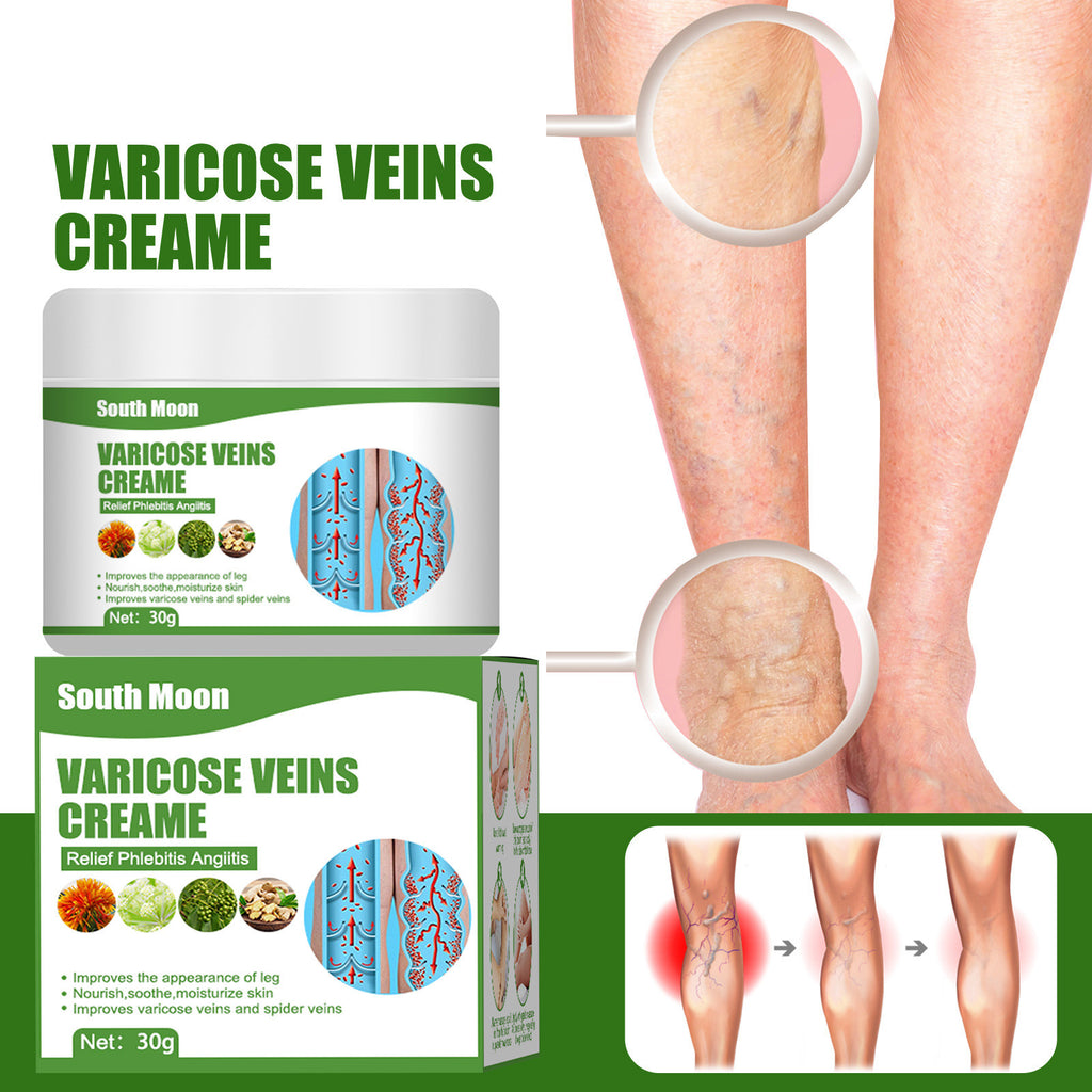 Herbal leg vein relief massage cream, 30g