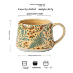 Ceramic Coffee Mug – Handcrafted Vintage Tea Cup