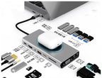 Multi-function USB-C HDMI docking station hub adapter