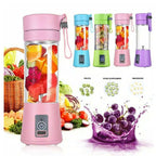 6-blade USB portable mini juicer blender cup, 380ml