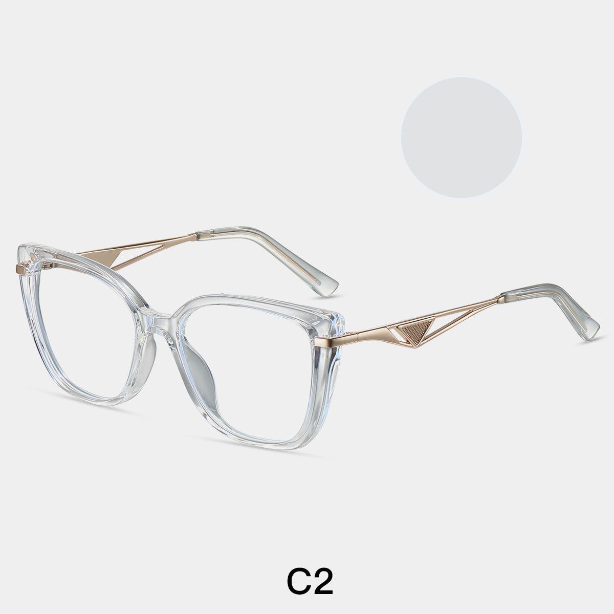 Blue Light Glasses – TR90 Square Anti-Glare Frames