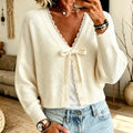 Casual long-sleeve polyester blouse for women
