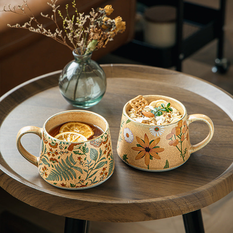 Ceramic Coffee Mug – Handcrafted Vintage Tea Cup
