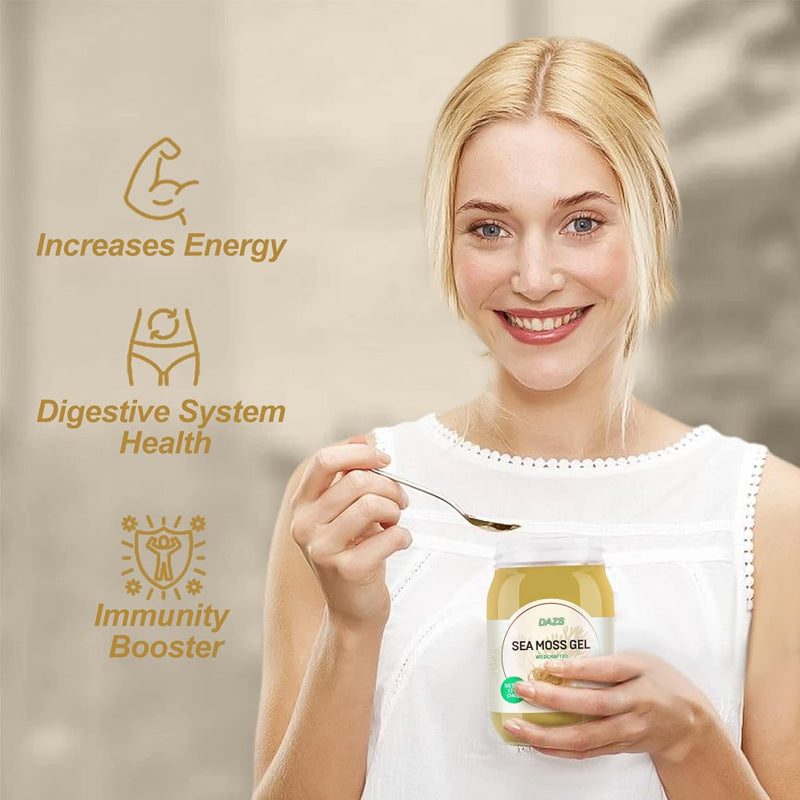 Seaweed sea moss vitamin and mineral supplement gel