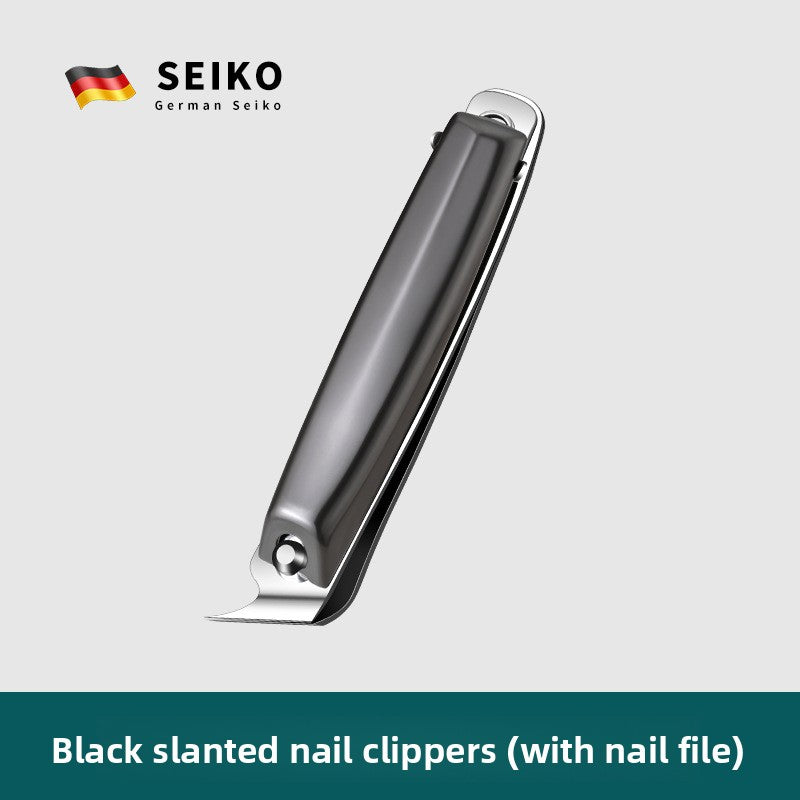 Nail Clipper – Anti-Splash Stainless Steel Clipper with File